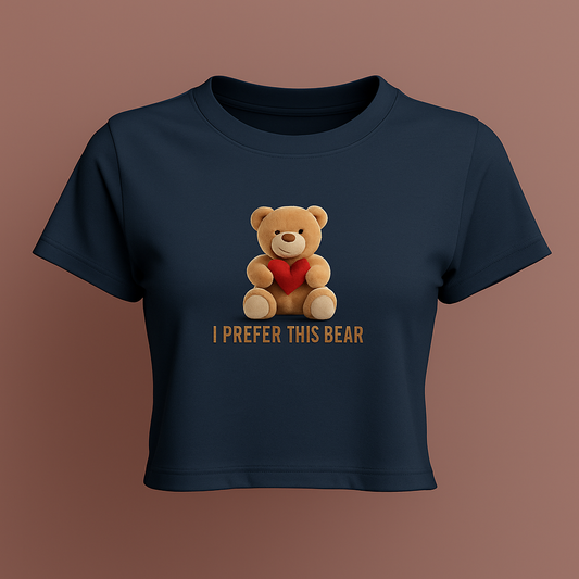 Crop Top | Teddy Bear